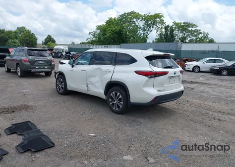 2020 Toyota Highlander Hybrid Xle from USA, damaged, VIN 5TDGBRCH6LS508375